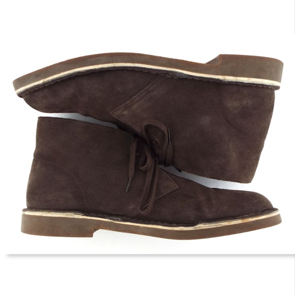 CLARKS Brown Suede Men's Chukka Ankle Boots 11.5 - Picture 3 of 7